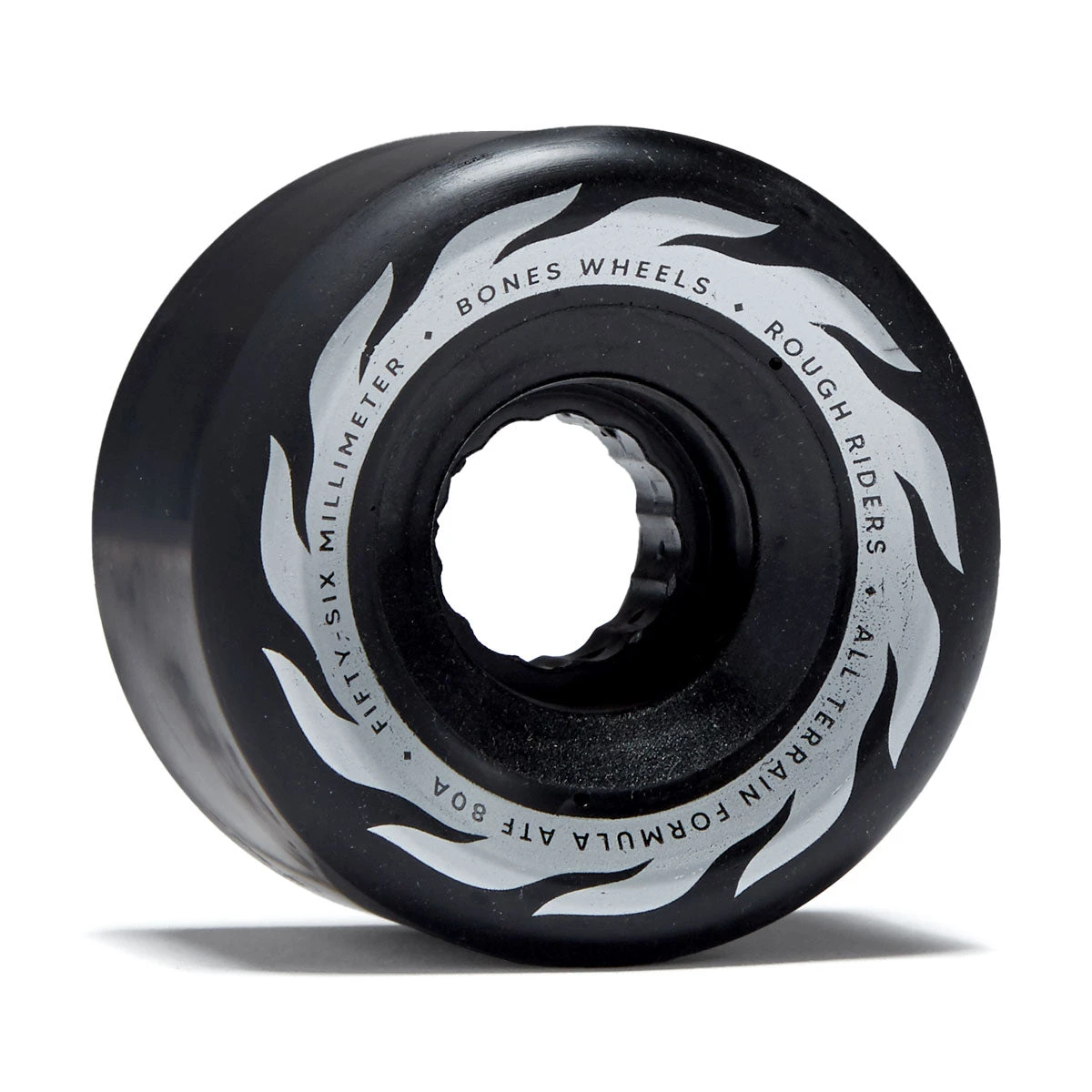 Bones ATF Rough Riders Eternal Flame 80a Skateboard Wheels - Black - 56mm 3 Bones ATF Rough Riders Eternal Flame 80a Skateboard Wheels - Black - 56mm