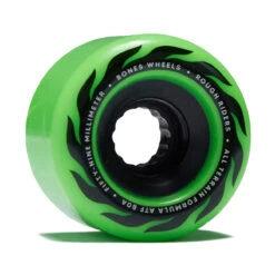 Bones ATF Rough Riders Eternal Flame 80a Skateboard Wheels - Green - 59mm
