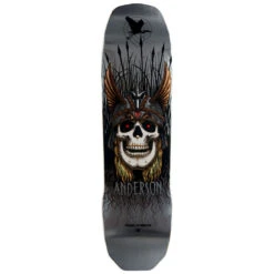 Powell Peralta Powell-Peralta Andy Anderson Heron Skateboard Deck - Silver Foil - 8.40"