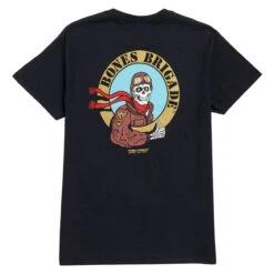 Powell Peralta Bones Brigade Ripper Pilot T-Shirt - Black