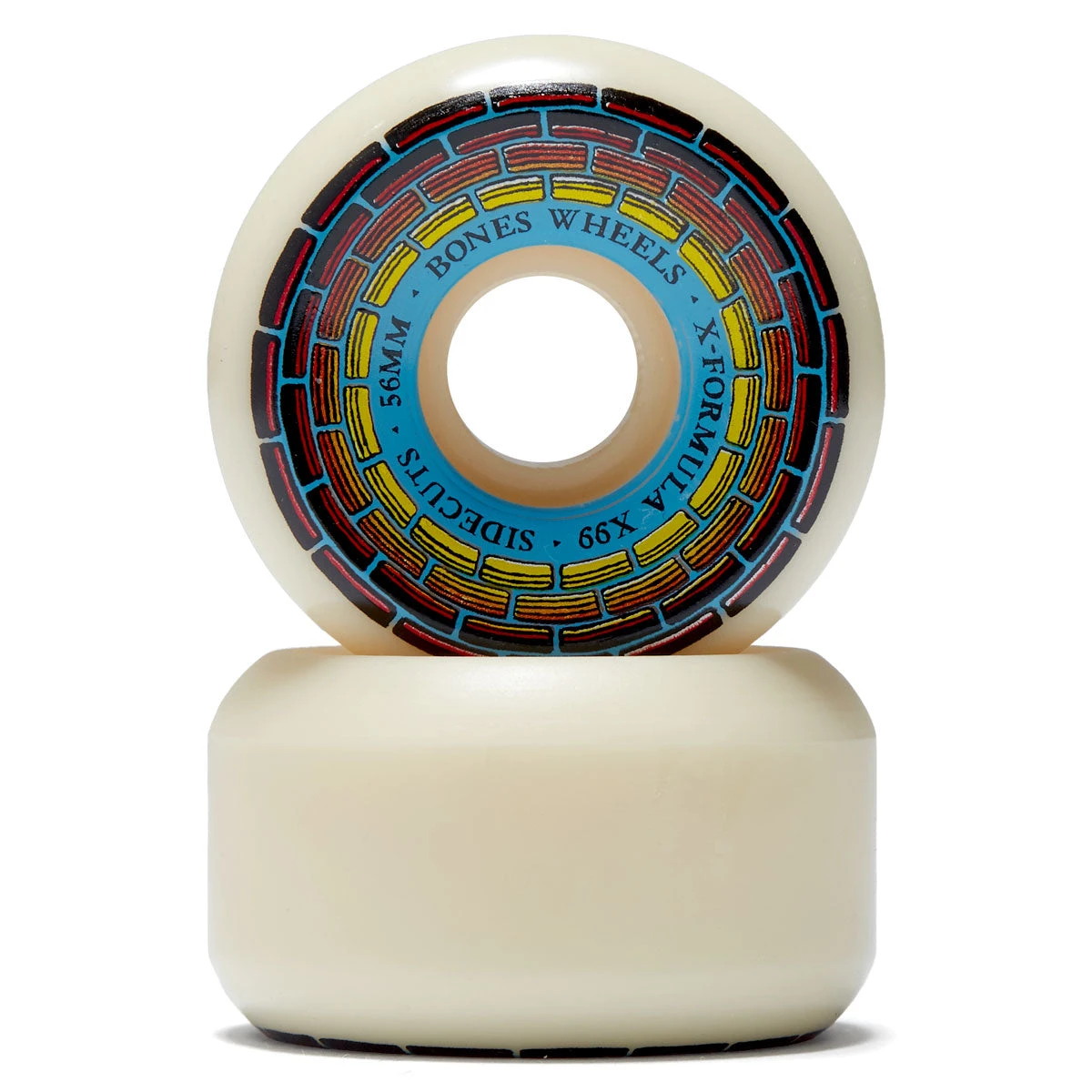 Bones X Formula Wishing Well 99a V5 Sidecut Skateboard Wheels - 56mm 4 Bones X Formula Wishing Well 99a V5 Sidecut Skateboard Wheels - 56mm - Image 2