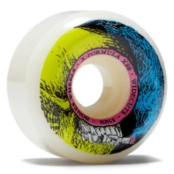 Bones X Formula Smokin Skull 99a V6 Widecut Skateboard Wheels - 53mm