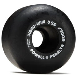 Powell Peralta Powell-Peralta Mini Cubics 95A Skateboard Wheels - Black - 64mm