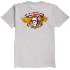 Powell Peralta Powell-Peralta Winged Ripper T-Shirt - Athletic Heather