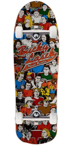 Powell Peralta Powell-Peralta Bucky Lasek Stadium 03 Skateboard Complete - Orange - 9.82"