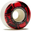 Bones 100s Mummy Skulls V4 Wide Skateboard Wheels - White - 52mm -DADDIES Skate Gear 845584099770 1