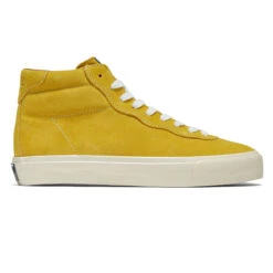 Last Resort AB VM001 Suede Hi Shoes - Mustard Yellow/White
