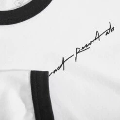 Last Resort AB Signature Ringer T-Shirt - White/Black -DADDIES Skate Gear 8721033321567 3