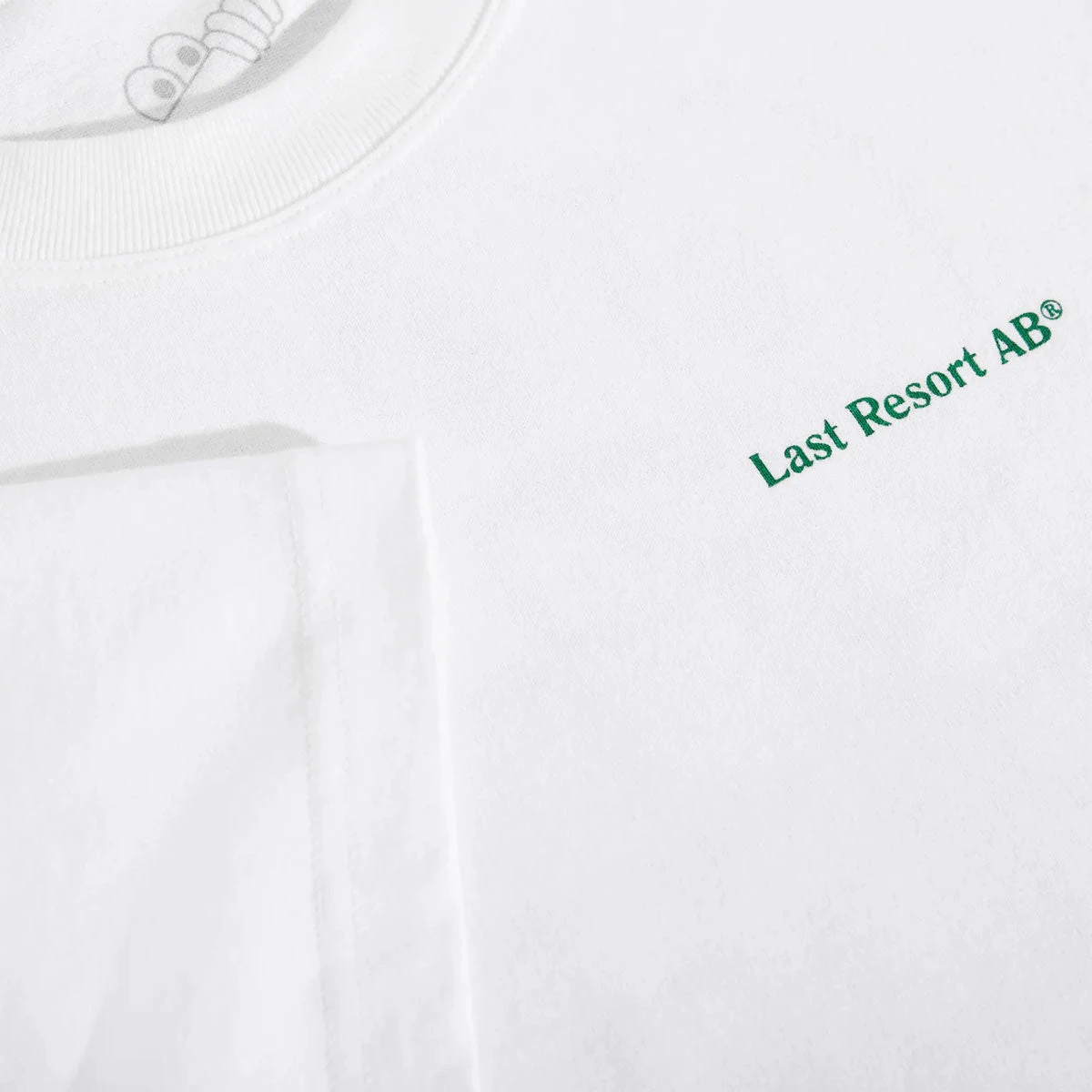 Last Resort AB Atlas Monogram T-Shirt - White/Kelly Green 5 Last Resort AB Atlas Monogram T-Shirt - White/Kelly Green - Image 3