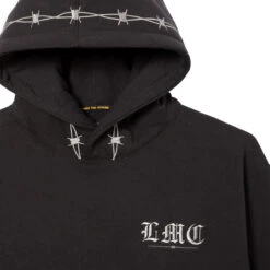 Loser Machine Barbed Hoodie - Black -DADDIES Skate Gear 886731637872 3