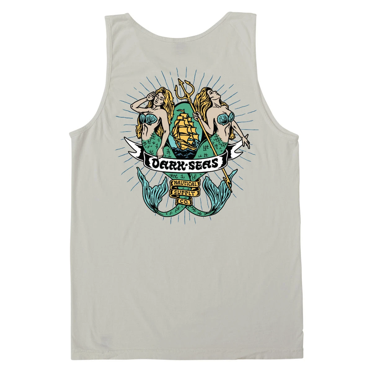 Dark Seas Sea Songs Tank Top - Antique White 3 Dark Seas Sea Songs Tank Top - Antique White