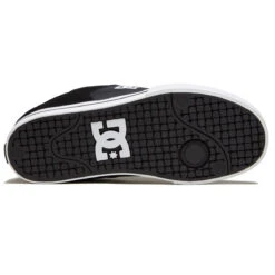 DC Pure Shoes - Black/Black/White -DADDIES Skate Gear 888327403618 4