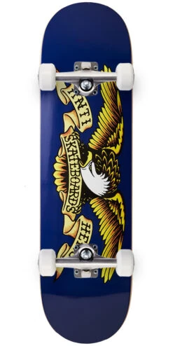 Anti-Hero Classic Eagle Skateboard Complete - Navy - 8.50"
