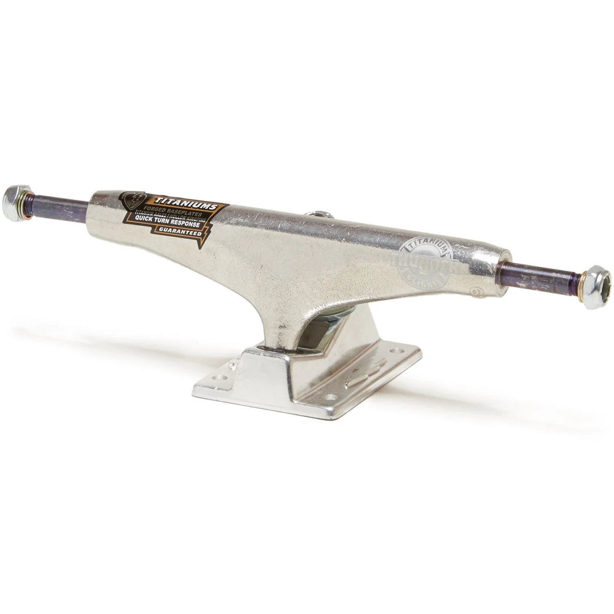 Thunder Titanium Lights 3 Skateboard Trucks - Polished - 149mm 3 Thunder Titanium Lights 3 Skateboard Trucks - Polished - 149mm