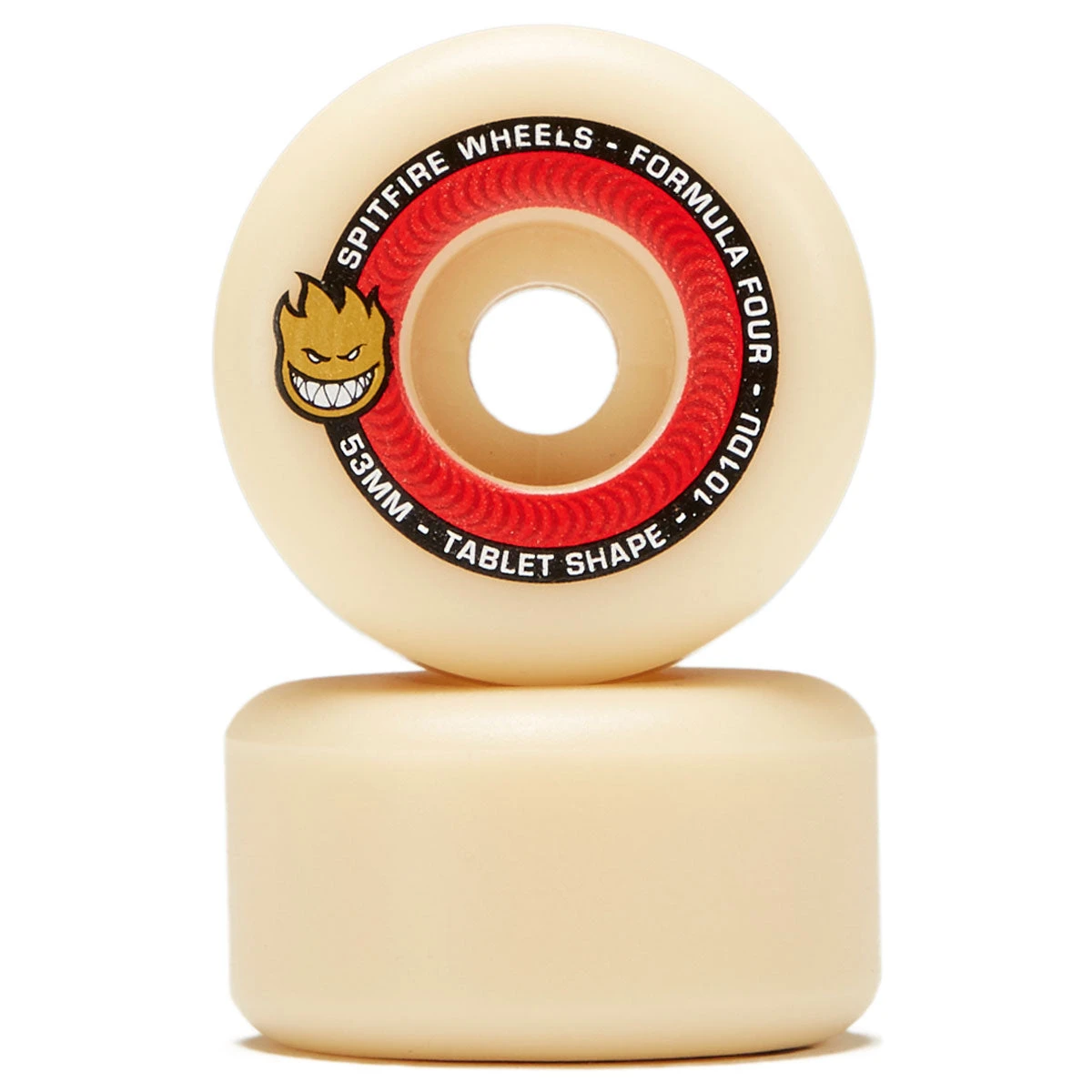 Spitfire F4 101 Tablet Skateboard Wheels - Natural - 53mm 4 Spitfire F4 101 Tablet Skateboard Wheels - Natural - 53mm - Image 2