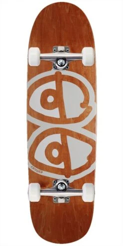 Krooked Team Eyes Shaped Lg Skateboard Complete - 9.30"