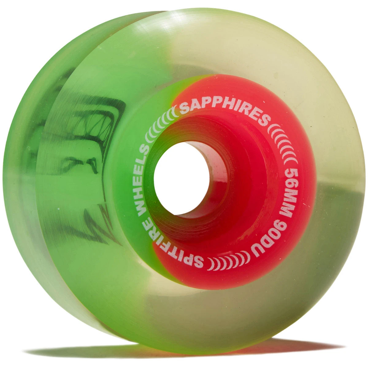 Spitfire 90d Sapphires Skateboard Wheels - Neon Pink/Green - 56mm 3 Spitfire 90d Sapphires Skateboard Wheels - Neon Pink/Green - 56mm