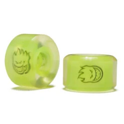 Spitfire 90d Sapphires Skateboard Wheels - Clear/Neon Yellow - 58mm 8 Spitfire 90d Sapphires Skateboard Wheels - Clear/Neon Yellow - 58mm -DADDIES Skate Gear 888560340350 3