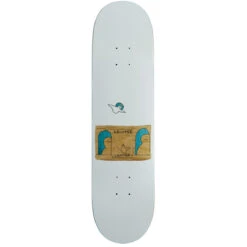 Krooked Cromer Grocery Smile Skateboard Deck - White - 8.06"