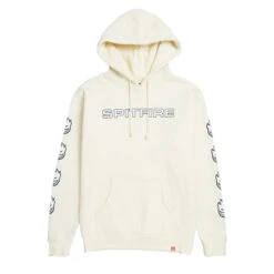Spitfire Classic '87 Bighead Fill Sleeve Hoodie - Bone/Black/White Prints