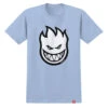 Spitfire Bighead Fill T-Shirt - Powder Blue/White/Black Print 2 Spitfire Bighead Fill T-Shirt - Powder Blue/White/Black Print -DADDIES Skate Gear 888560343368 1
