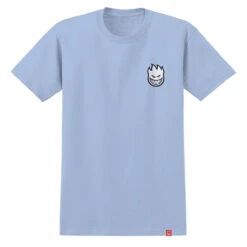 Spitfire Lil Bighead Fill T-Shirt - Powder Blue/White/Black Print