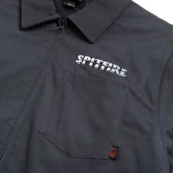 Spitfire Burnout Jacket - Charcoal -DADDIES Skate Gear 888560345935 4