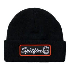 Spitfire Courier Patch Beanie - Black