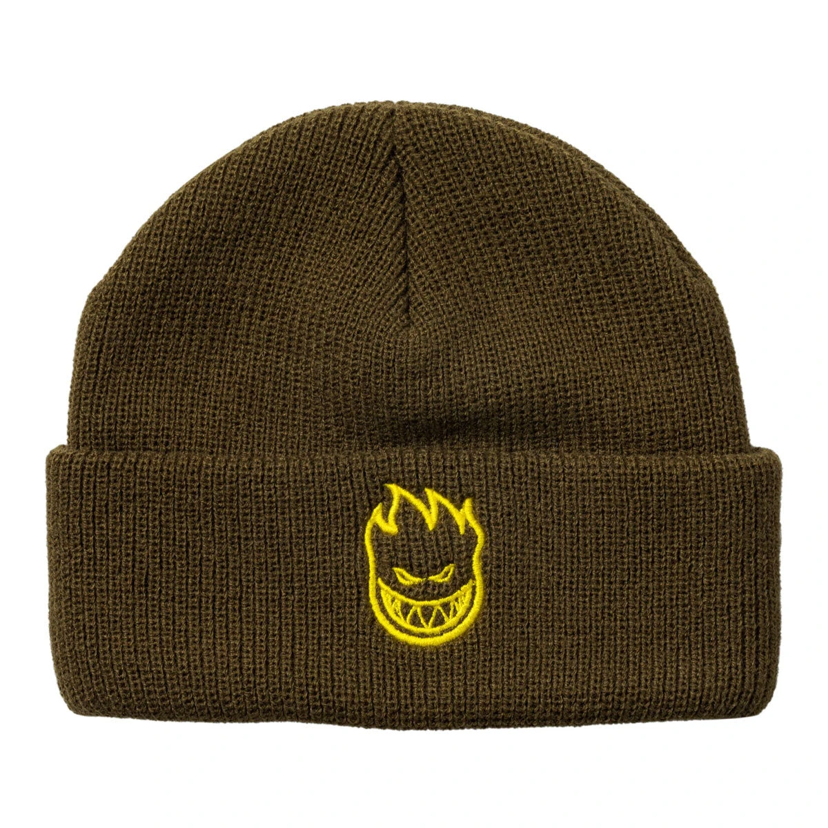 Spitfire Bighead Beanie - Brown/Gold 3 Spitfire Bighead Beanie - Brown/Gold