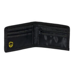 Spitfire Flames Script Wallet - Black -DADDIES Skate Gear 888560346185 3