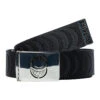 Spitfire Bighead Cut Out Jacquard Swirl Belt - Black -DADDIES Skate Gear 888560346192 1