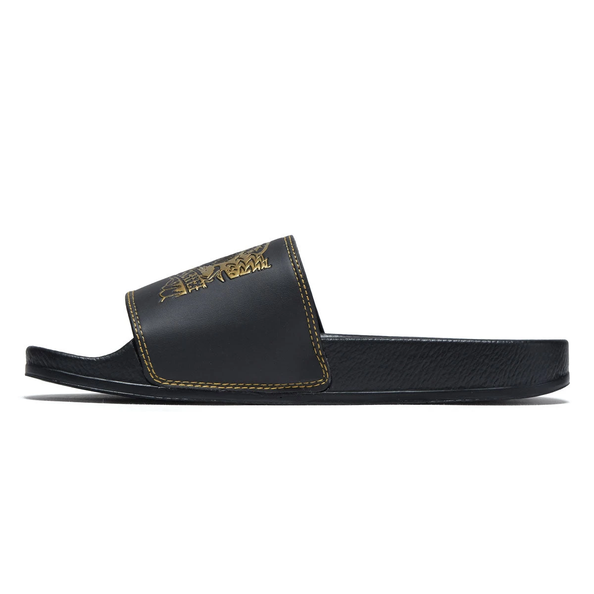 Anti-Hero Basic Eagle Slide Sandals - Black/Gold 4 Anti-Hero Basic Eagle Slide Sandals - Black/Gold - Image 2