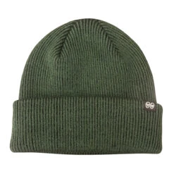 Krooked Eyes Clip Beanie - Dark Green/Black/White
