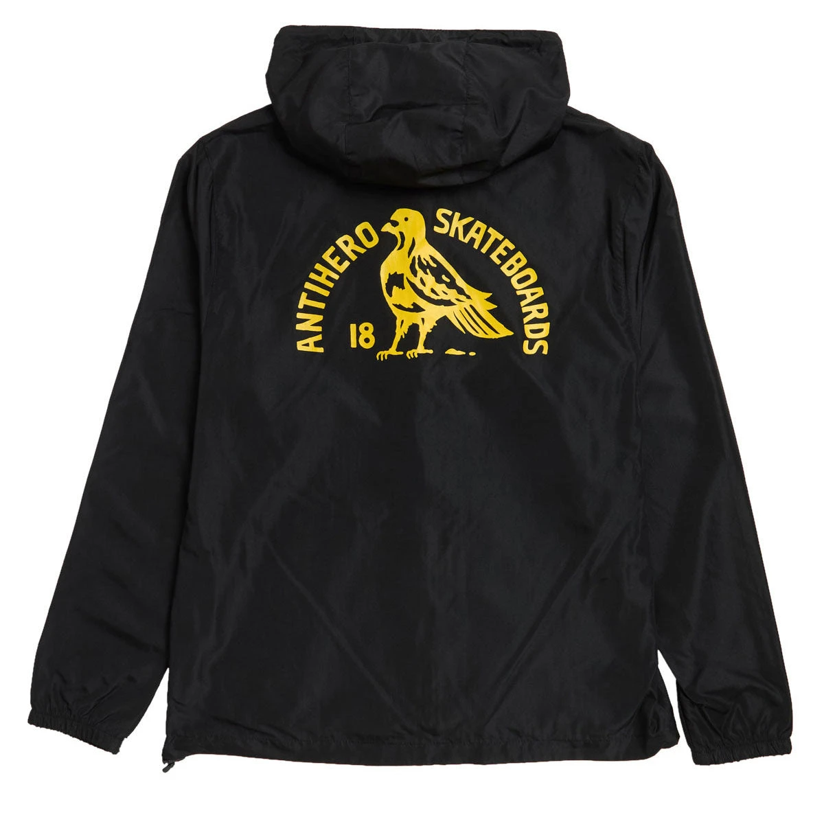 Anti-Hero Rock Dove Zip Up Jacket - Black/Yellow Prints 4 Anti-Hero Rock Dove Zip Up Jacket - Black/Yellow Prints - Image 2