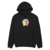 Krooked Mad Back Fill Hoodie - Black/Multi Color Print -DADDIES Skate Gear 888560348547 1
