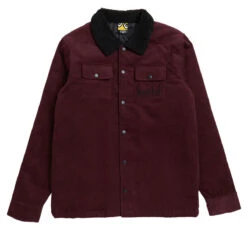Krooked Skript Jacket - Burgundy