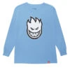 Spitfire Youth Bighead Fill Long Sleeve T-Shirt - Carolina Blue/White/Black Print -DADDIES Skate Gear 888560349377 1