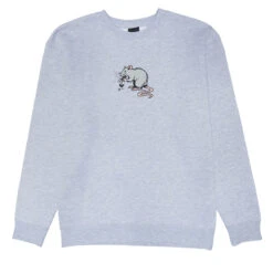 Real Street Cleaner Sweatshirt - Grey Heather/Multi Color Print