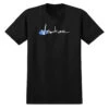 Venture 90s T-Shirt - Black/White/Blue/Black Print -DADDIES Skate Gear 888560350427 1