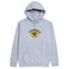 Thunder Campus Hoodie - Grey Heather -DADDIES Skate Gear 888560352766 1