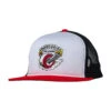 Spitfire Burnout Hat - White/Red/Black -DADDIES Skate Gear 888560354258 1