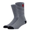 Spitfire Bighead Fill Emb Stripe Socks - Black/White 2 Spitfire Bighead Fill Emb Stripe Socks - Black/White -DADDIES Skate Gear 888560354302 1