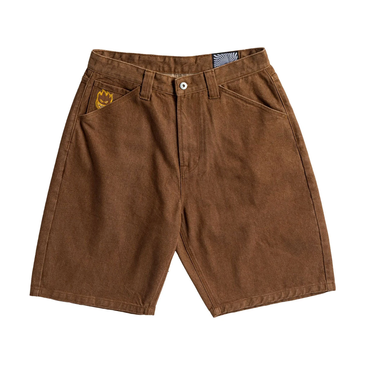Spitfire Bighead Denim Shorts - Brown 3 Spitfire Bighead Denim Shorts - Brown