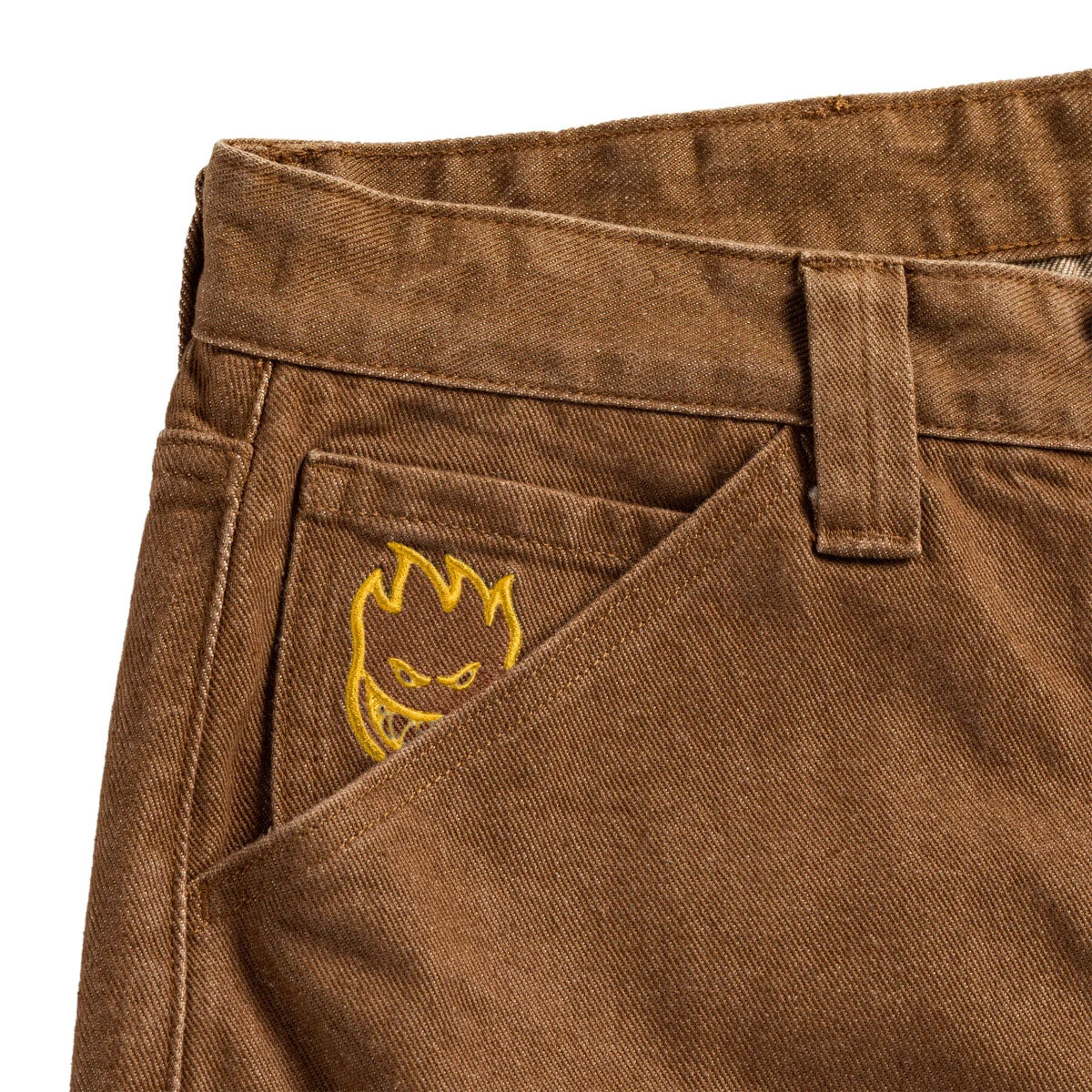 Spitfire Bighead Denim Shorts - Brown 5 Spitfire Bighead Denim Shorts - Brown - Image 3