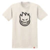 Spitfire Bighead T-Shirt - Cream/Black -DADDIES Skate Gear 888560355033 1