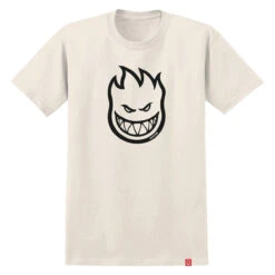 Spitfire Bighead T-Shirt - Cream/Black