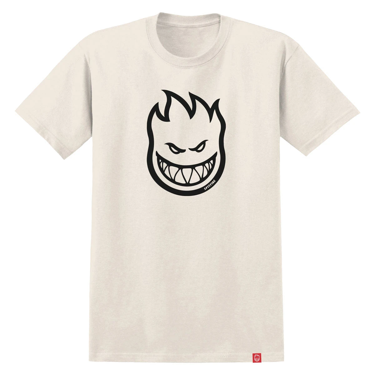 Spitfire Bighead T-Shirt - Cream/Black 3 Spitfire Bighead T-Shirt - Cream/Black