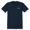 Krooked Strait Eyes T-Shirt - True Navy/Green/Black -DADDIES Skate Gear 888560355996 1