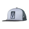 Venture Awake Hat - White/Light Grey 1 Venture Awake Hat - White/Light Grey -DADDIES Skate Gear 888560356870 1
