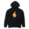 There Up Yours Hoodie - Black/Red/Yellow -DADDIES Skate Gear 888560356924 1